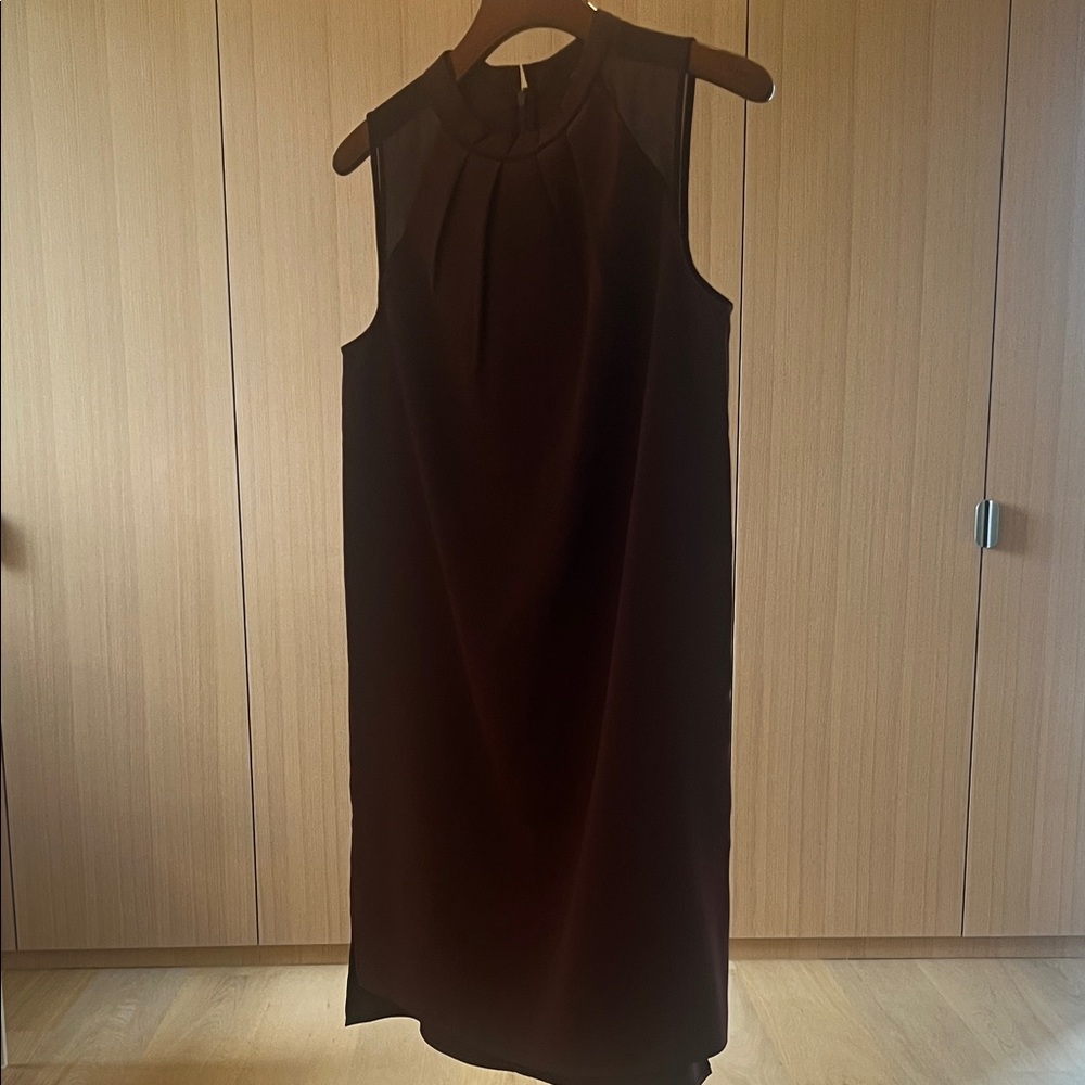All Saints Maroon Sheath/Shift Dress Sleeveless